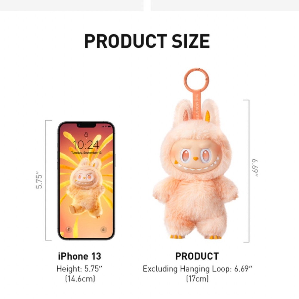 Pop Mart THE MONSTERS Big into Energy Series-Vinyl Plush Pendant One Blind Box. - Picture 6 of 8